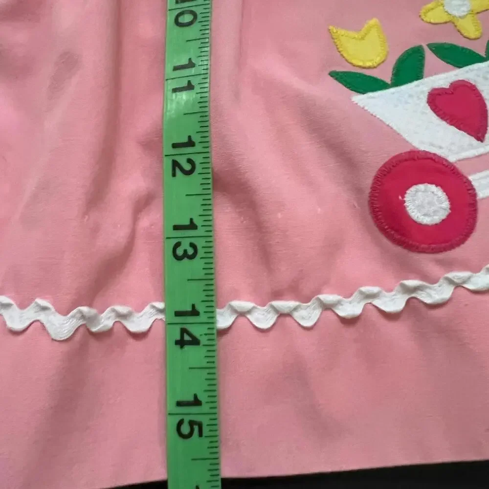 VTG Florence Eiseman‎ Pink Dress with Puff Sleeves - XL